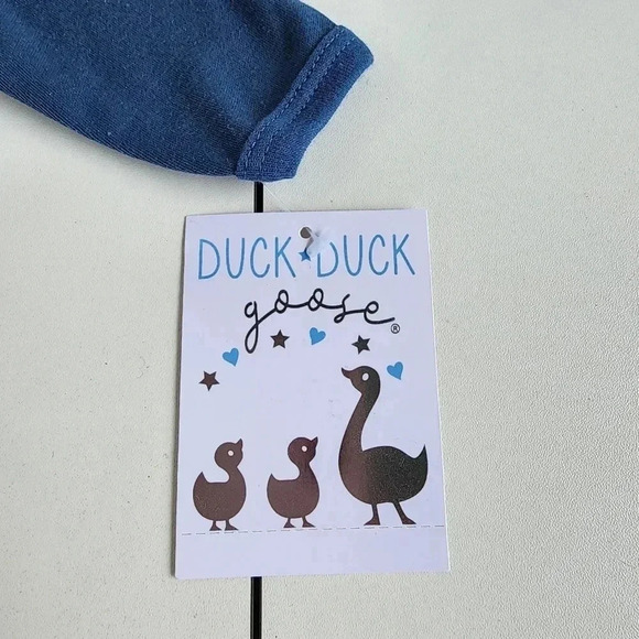 NWT JUST LIKE DADDY Duck Goose Baby Boys 3-Pack Bodysuit Pants Hat Blue 3-6 Mos - Picture 3 of 10